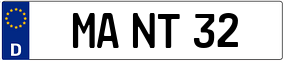 Truck License Plate